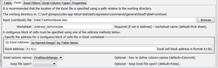 ReadTableFromExcel Excel