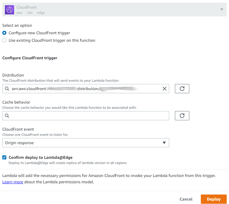 Lambda Function for index.html - Learn / AWS