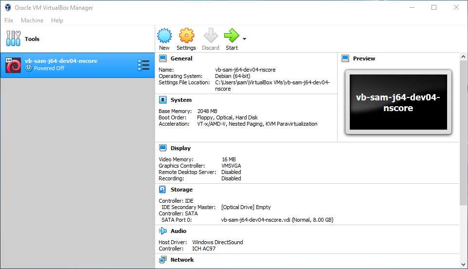Create virtual machine complete
