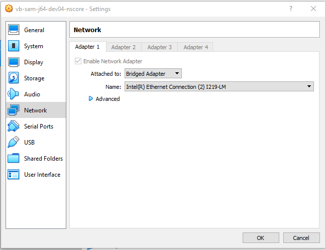 Network configuration